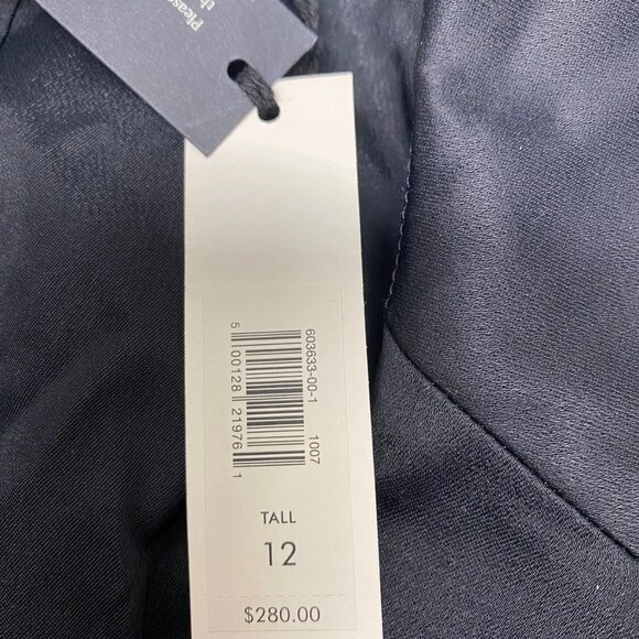 NEW BANANA REPUBLIC  Women's Satin Single-Breasted Suit Jacket Size 12T Black - Picture 14 of 14